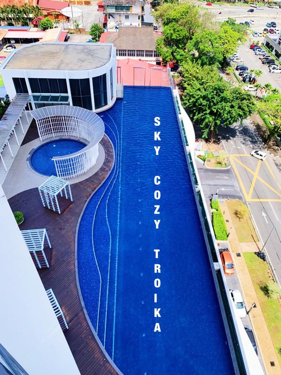 Sky Cozy Troika Residence, 1 Bedroom 4-6 Pax, 2 Bedrooms 6-8 Pax, Pool Vew, Sky & City View, Free Parking, Pool, Unlimited Wifi & Netflix Kota Bharu Exterior foto